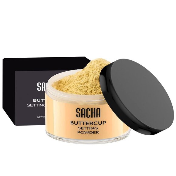 BOGO SACHA BUTTERCUP All day wear Setting Powder No Ash & Blurs Fine Lines Pores - Picture 8 of 9